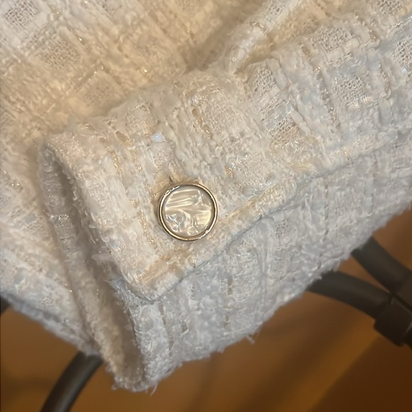 ZARA Oversized Tweed Suit Jacket - Picture 5 of 12